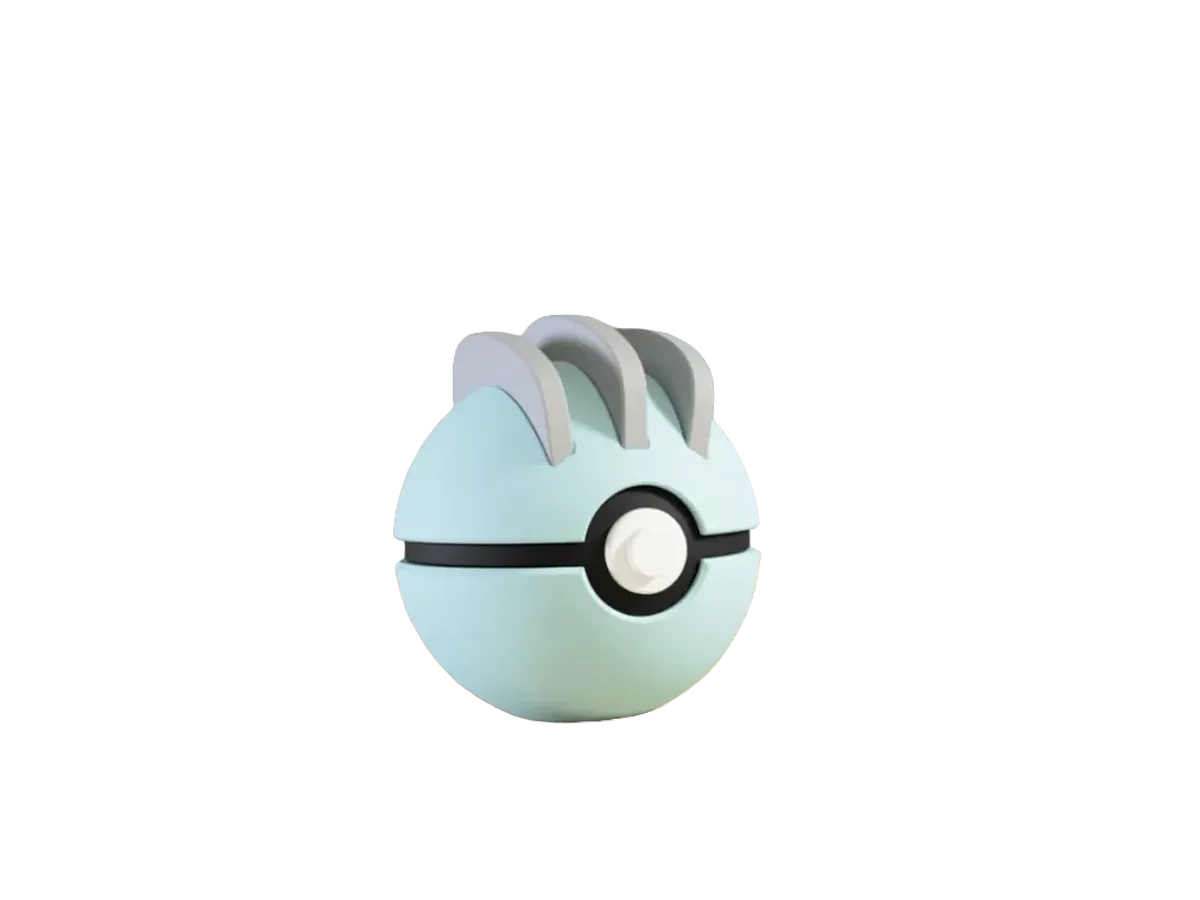 Machop custom Poké Ball, 3D printed collectible