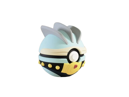 Machamp custom Poké Ball, 3D printed collectible