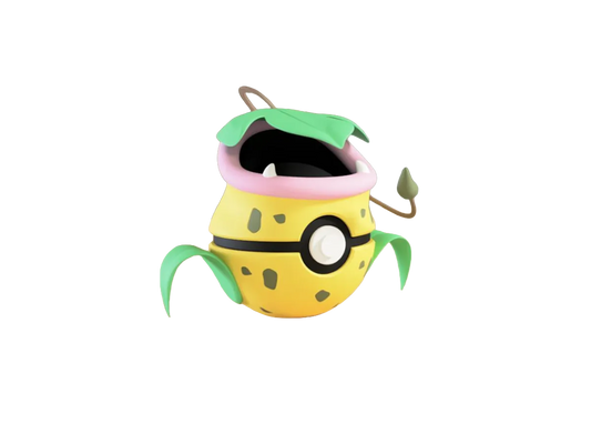 Victreebel custom Poké Ball, 3D printed collectible