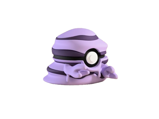 Grimer custom Poké Ball, 3D printed collectible
