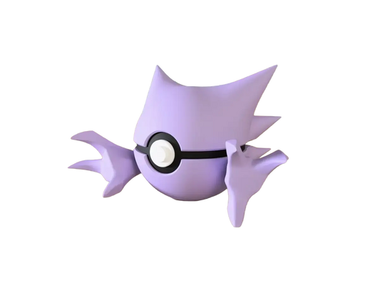 Haunter custom Poké Ball, 3D printed collectible
