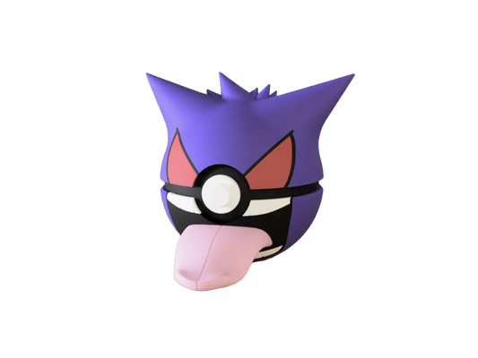 Gengar custom Poké Ball, 3D printed collectible — Alternate Pose
