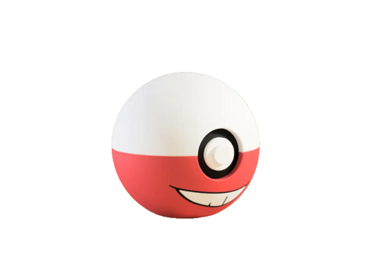 Electrode custom Poké Ball, 3D printed collectible