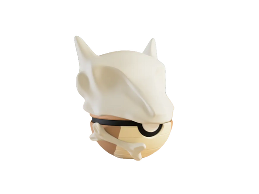 Marowak custom Poké Ball, 3D printed collectible