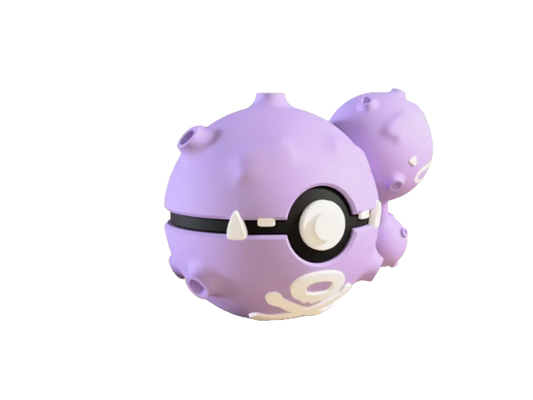 Weezing custom Poké Ball, 3D printed collectible
