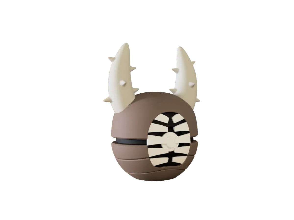 Pinsir custom Poké Ball, 3D printed collectible