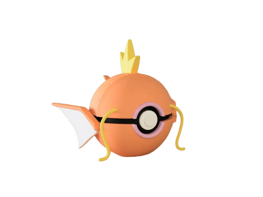 Magikarp custom Poké Ball, 3D printed collectible