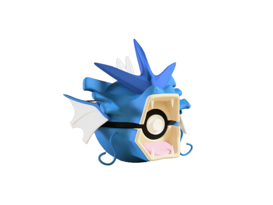 Gyarados custom Poké Ball, 3D printed collectible