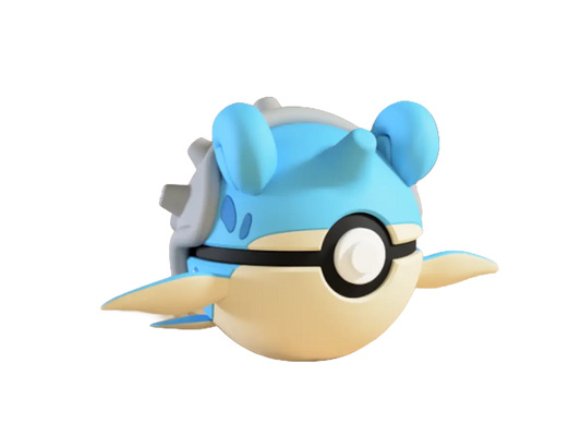Lapras custom Poké Ball, 3D printed collectible