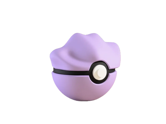 Ditto custom Poké Ball, 3D printed collectible