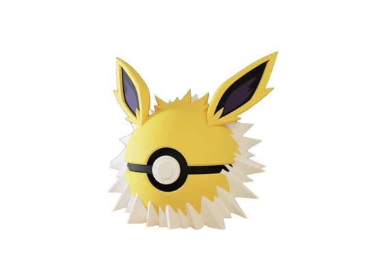 Jolteon custom Poké Ball, 3D printed collectible