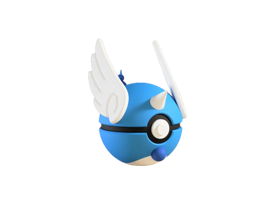Dragonair custom Poké Ball, 3D printed collectible