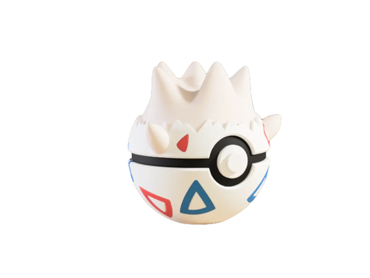 Togepi custom Poké Ball, 3D printed collectible
