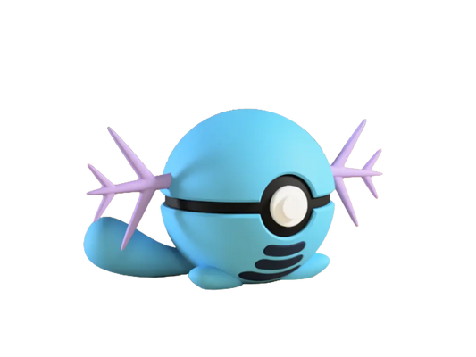 Wooper custom Poké Ball, 3D printed collectible