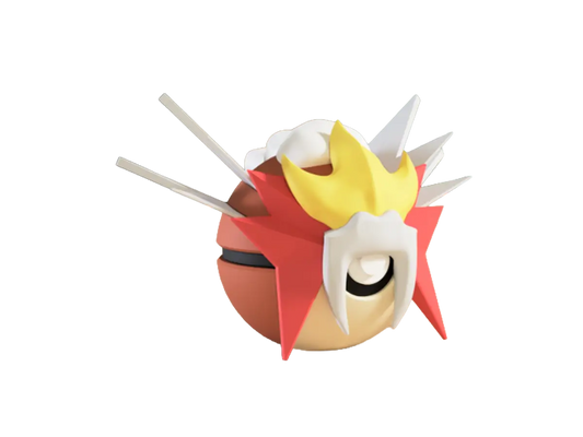 Entei custom Poké Ball, 3D printed collectible