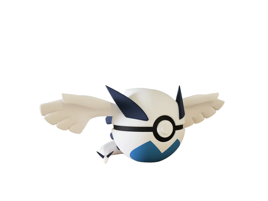 Lugia custom Poké Ball, 3D printed collectible