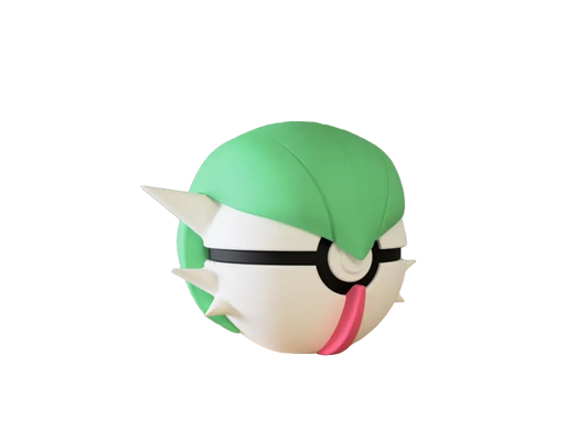 Gardevoir custom Poké Ball, 3D printed collectible