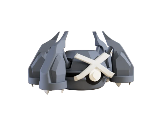 Metagross custom Poké Ball, 3D printed collectible