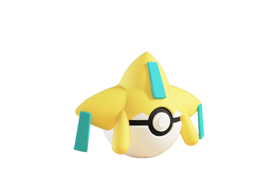 Jirachi custom Poké Ball, 3D printed collectible