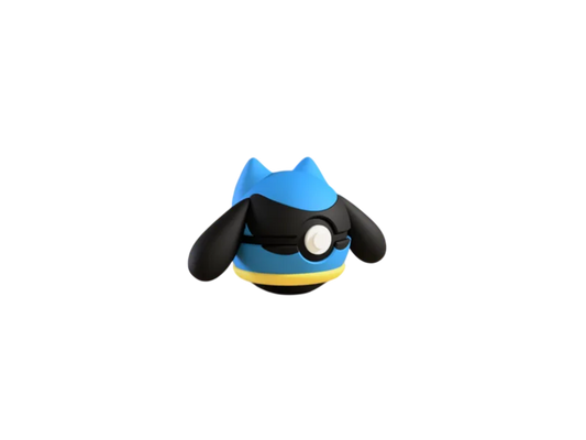 Riolu custom Poké Ball, 3D printed collectible