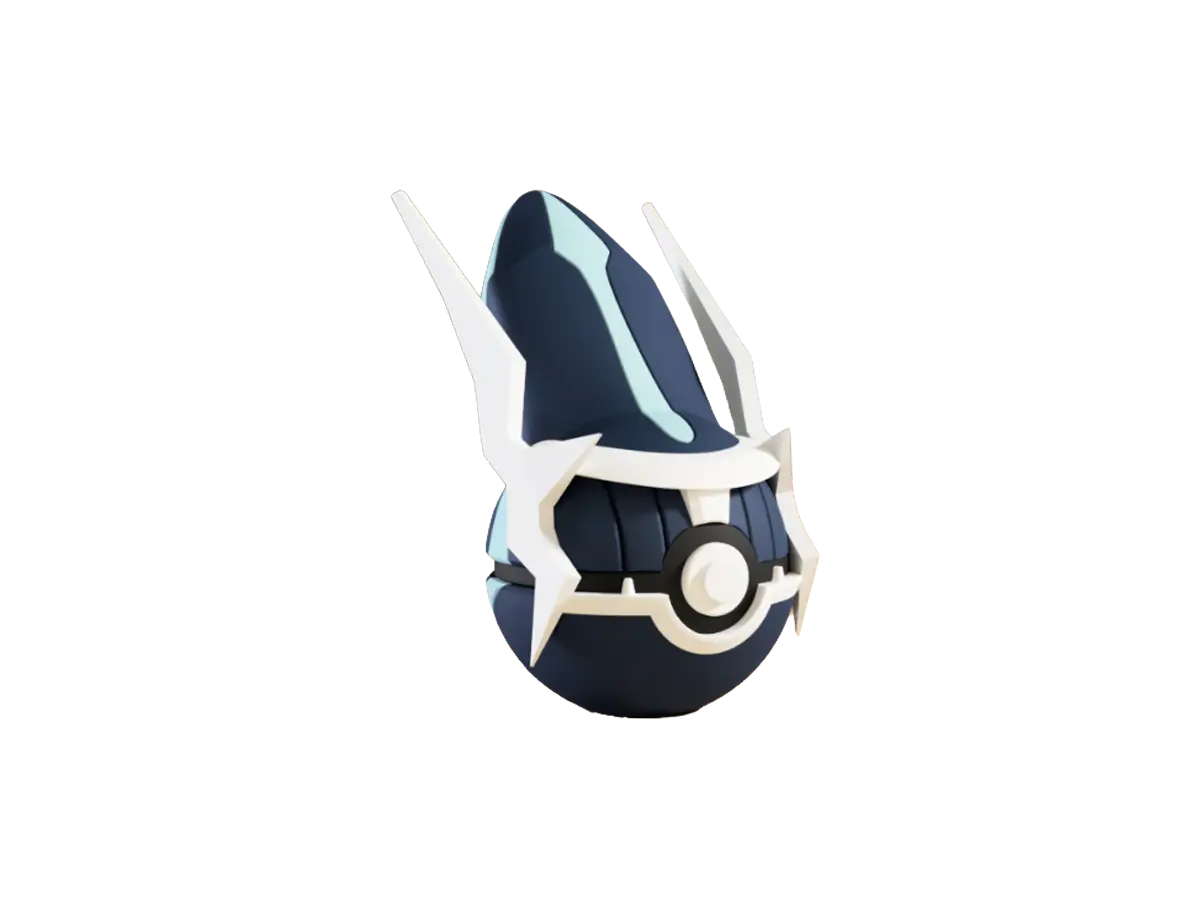 Dialga custom Poké Ball, 3D printed collectible