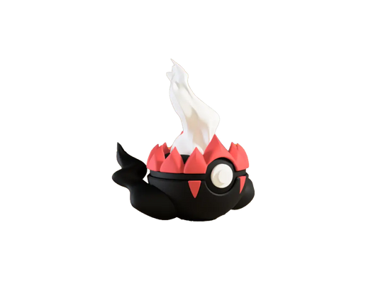 Darkrai custom Poké Ball, 3D printed collectible