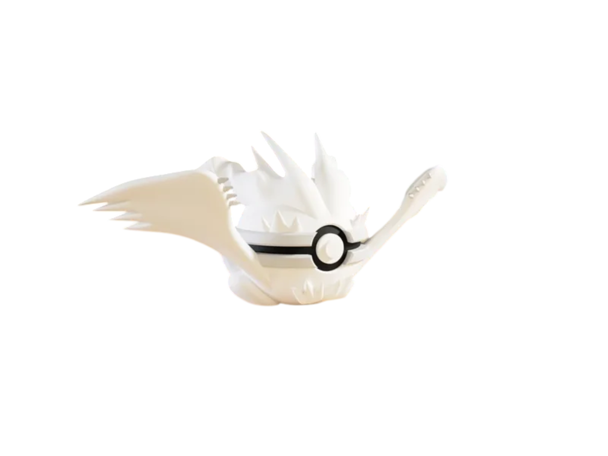 Reshiram custom Poké Ball, 3D printed collectible